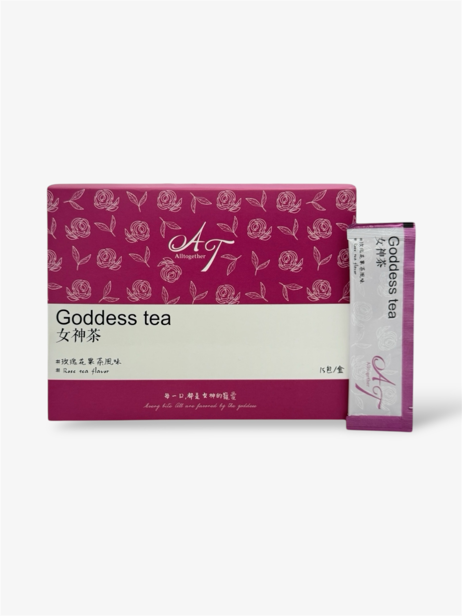 AT 美妍女神茶-玫瑰花果茶風味